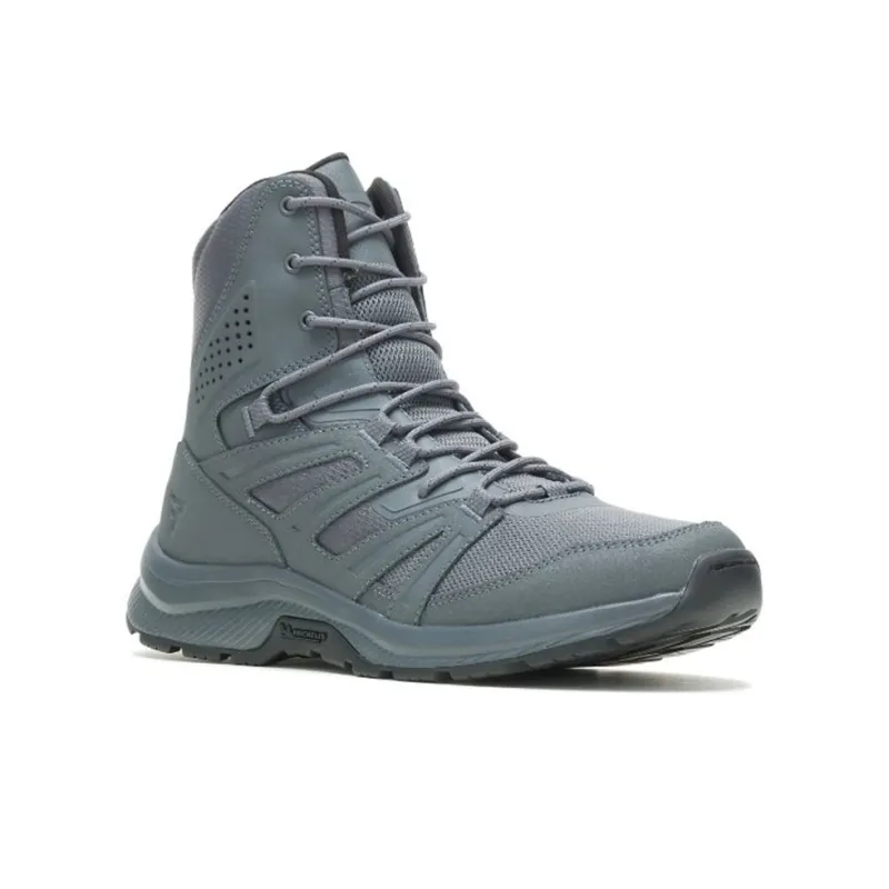 BATES Cushioning Anti-Slip And Wear-Resistant High-Top Outdoor Shoes Men's Gray-2