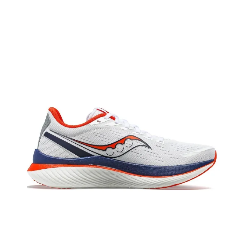 Saucony Endorphin Speed 3 Running Shoes Men Low Top White Blue Orange-1