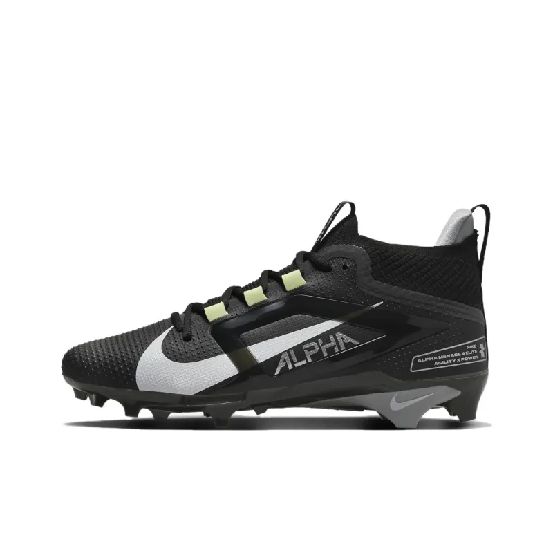 Nike Alpha Menace 4 Elite 'Black White'-0