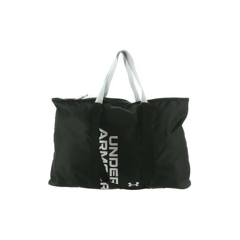 Under Armour Nylon Fabric Tote Bag Shopping Bag Handbag Regular Women's Black-4