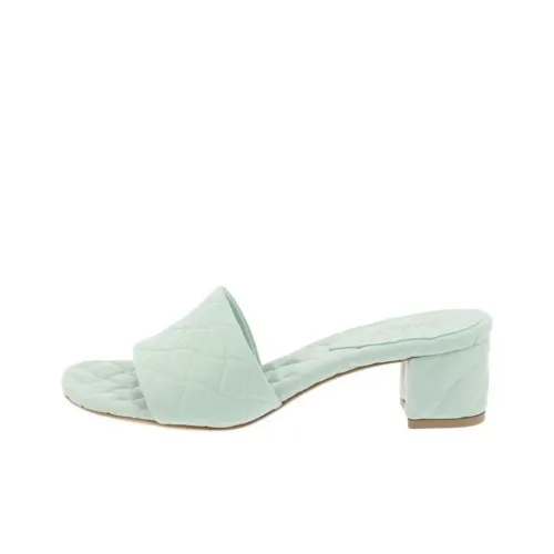 Bottega Veneta Slide Slippers 4.5cm Women's Blue Green