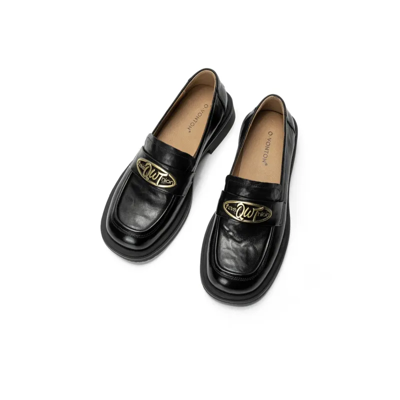Q.VONTON Loafers Women's Black-4
