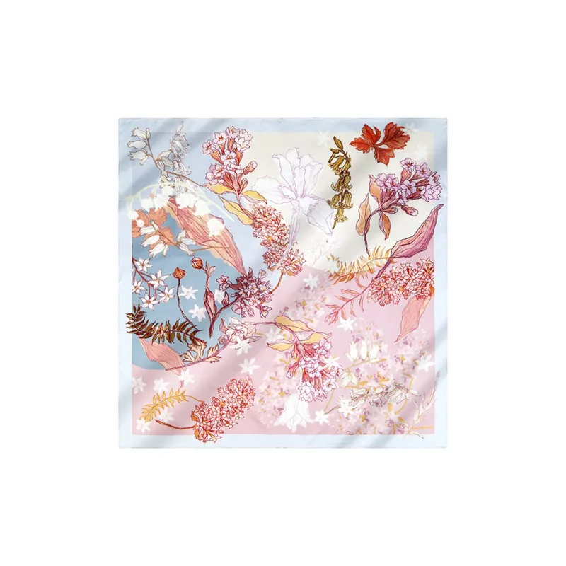 MARJAKURKI Silk Scarves Women's-1