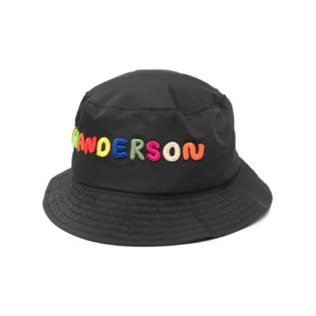 JW Anderson Logo Embroidered Bucket Hat