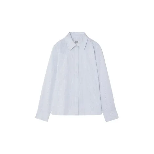 COS Shirts Women's Blue/Thin Stripes