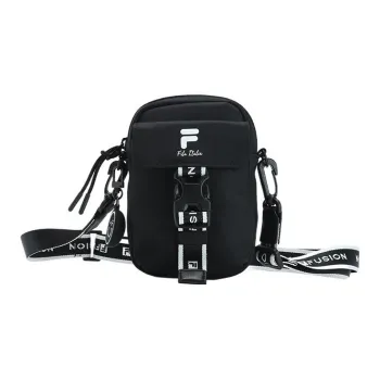 FILA FUSION Fabric Sling Bag, Shoulder Bag, Crossbody Bag Extra Small Unisex Black