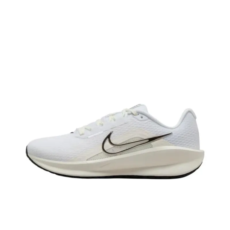 Nike Downshifter 13 White Black Sail Metallic Silver Women's-0