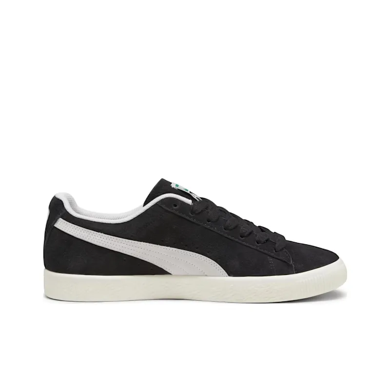 PUMA Clyde Hairy Suede PUMA Black Frosted Ivory-1