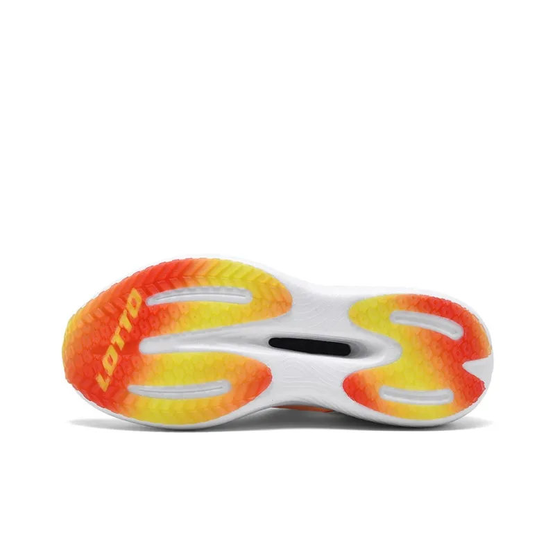 LOTTO Cushioning Anti Slip And Wear Resistant Low Top Running Shoes Women's Melon Orange-4