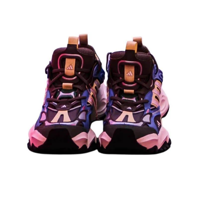 Adidas XLG RUNNER DELUXE Cushioning Wear Resistant Low Top Running Shoes Men's Multicolor-3