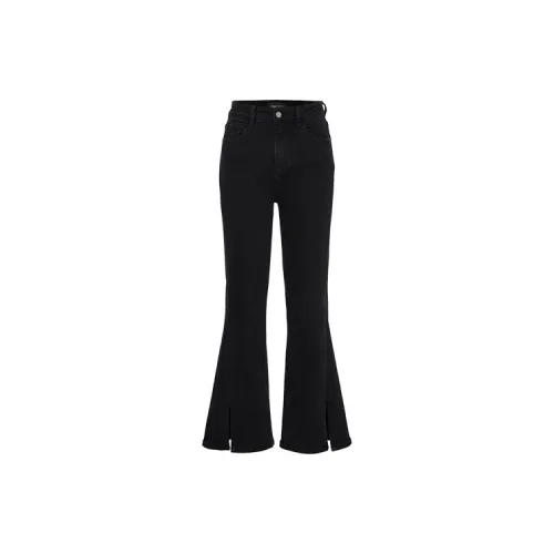 URBAN REVIVO Jeans Unisex Jet Black