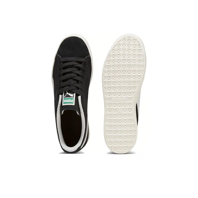 PUMA Clyde Hairy Suede PUMA Black Frosted Ivory-4