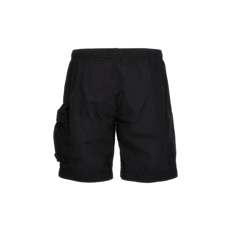 C.P.Company Lens Detailed Elasticated Waistband Swim Shorts-1