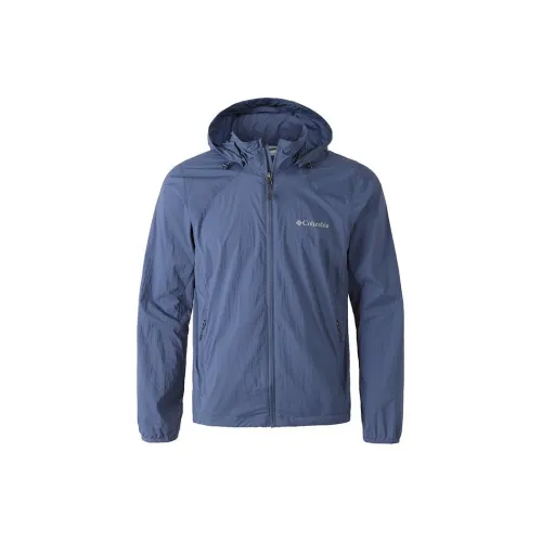 Columbia Sun Protection Clothing Men Blue