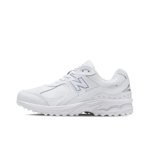 New Balance NB 2002 V1 Training Shoes Unisex Low-Top White Silver