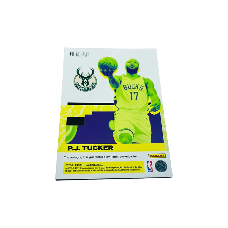PANINI 20 21 Bucks Tucker Signature Player Card Product Pass Sports Cards 1 Pc-1