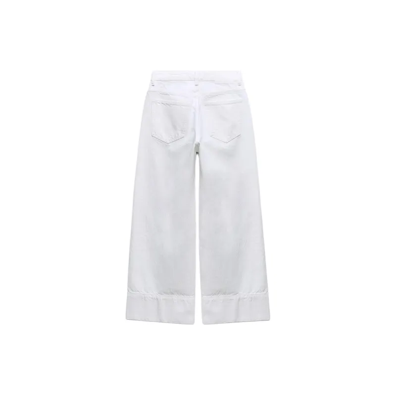 ZARA Jeans Women's White-1