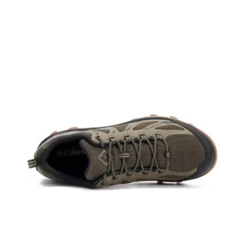 Columbia Cushioned Slip Resistant Low Top Trekking Shoes Men's Army Green-2
