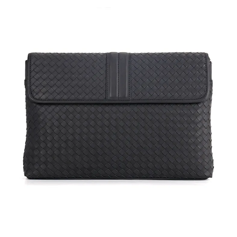 CMLZIUA Microfiber Synthetic Leather Clutch Regular Unisex Black-0