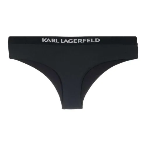 KARL LAGERFELD / Karl Lagerfeld Jeans Logo print Hipster Bikini Bottoms