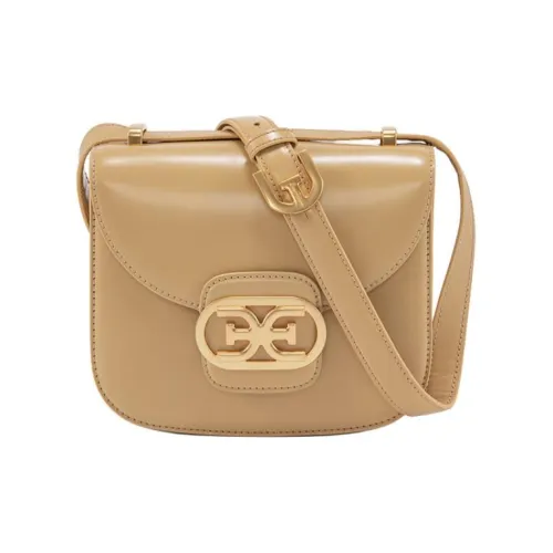 SAM EDELMAN Cow Leather Shoulder Bag Crossbody Bag Small Size Women's Camel