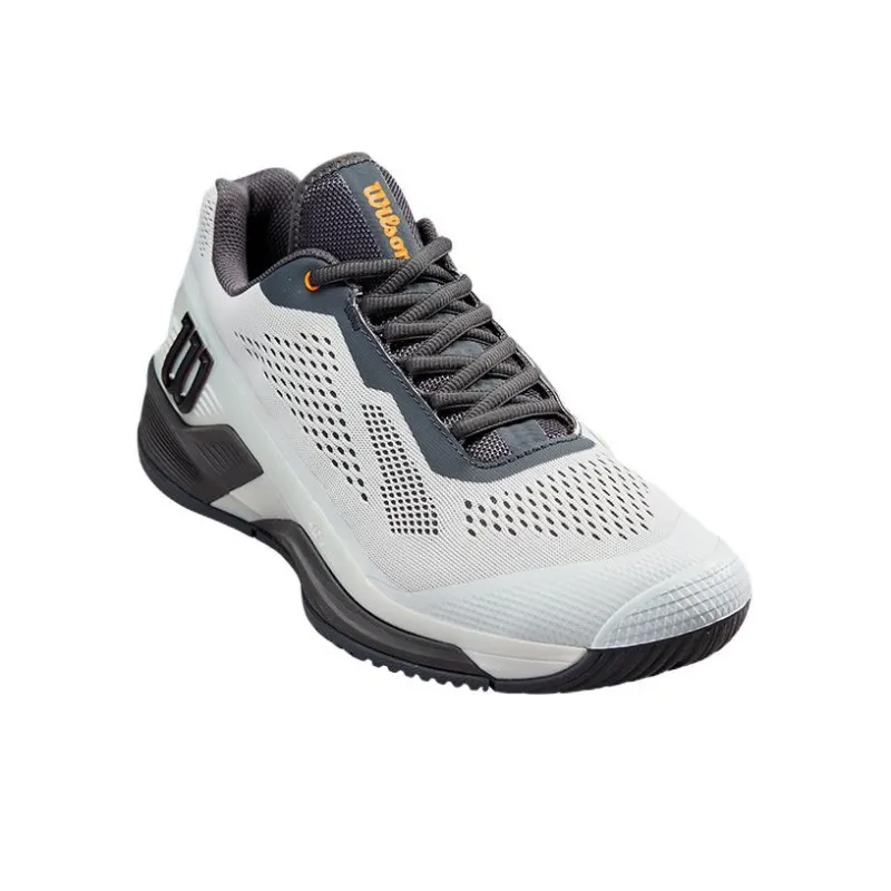 Wilson Rush Pro Abrasion Resistant Low Top Tennis Shoes Women's Silver Gray-2