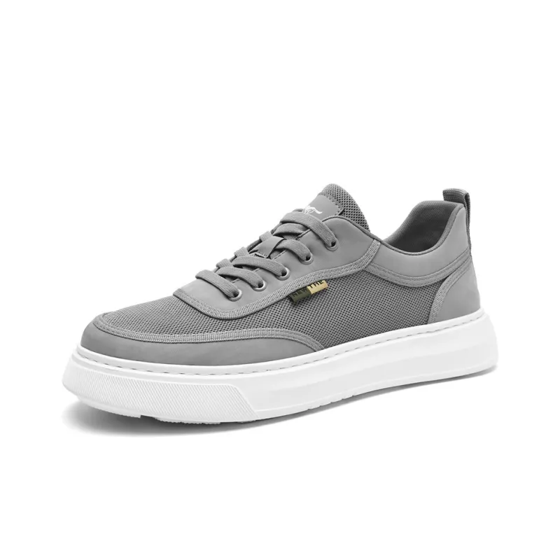 SEPTWOLVES Anti Slip And Wear Resistant Lightweight Height Increasing Low Top Casual Shoes Men's-2