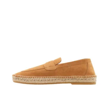 FERRAGAMO Logo-debossed Suede Loafers