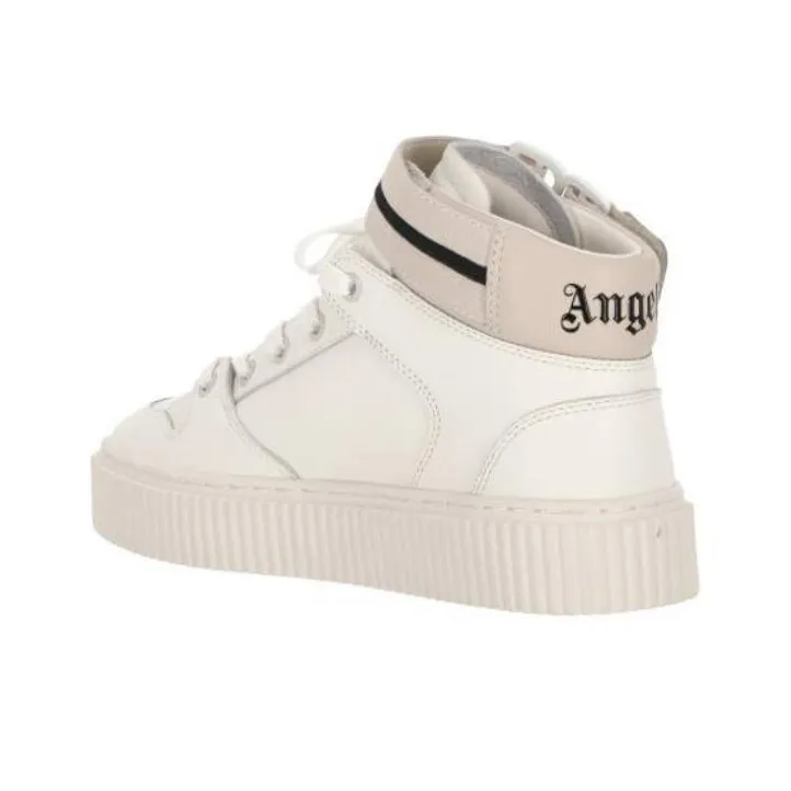 PALM ANGELS Grip High-Top Stylish Skateboarding Shoes Women's Beige-3
