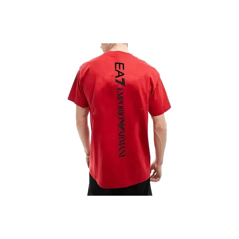 EMPORIO ARMANI EA7 SS24 T Shirt Men's Red-1