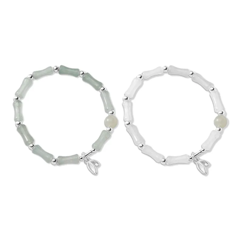 WANLIACC Alloy Bamboo Bracelet Women's-3