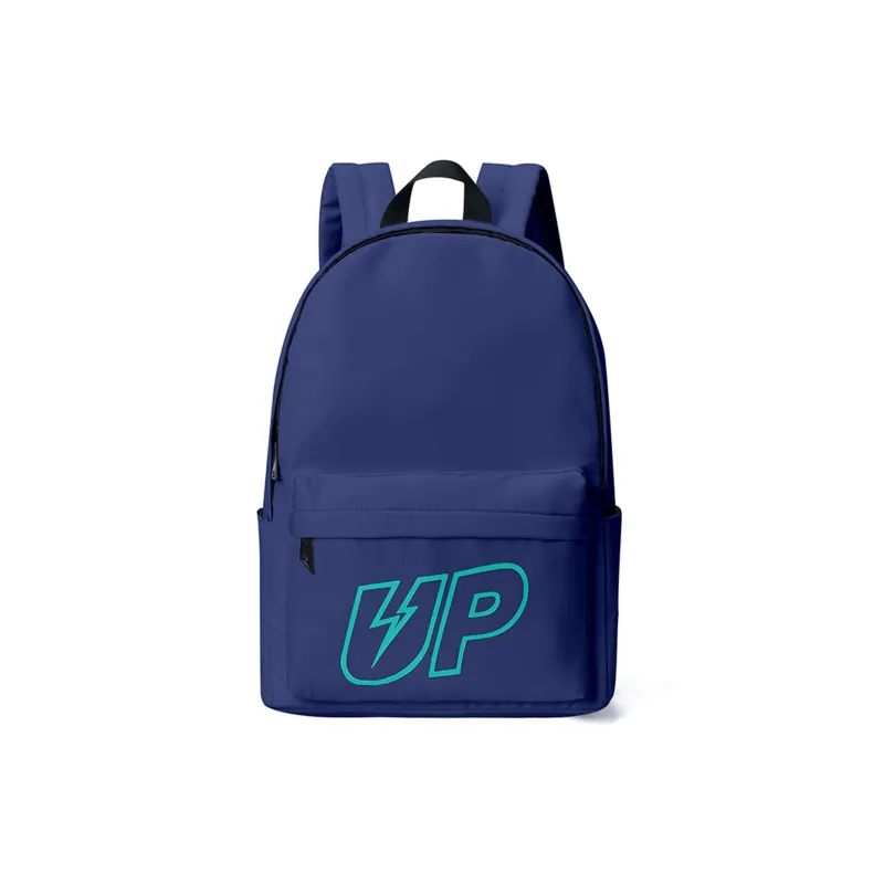 TURN UP Polyester Backpack Regular Unisex Blue-0