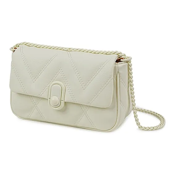 OMI Synthetic Leather Versatile Commute Practical Crossbody Bag Trumpets Women's Caramel Brown/Irish Green/Ecru/Black-1