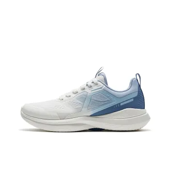 XTEP Soft Cube Lightweight Coverage Low Top Running Shoes Men's Sail White/Evening Mist Blue/Vintage Blue