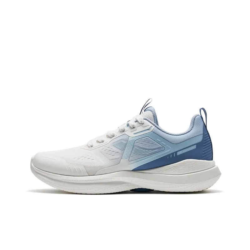 XTEP Soft Cube Lightweight Coverage Low Top Running Shoes Men's Sail White/Evening Mist Blue/Vintage Blue-0