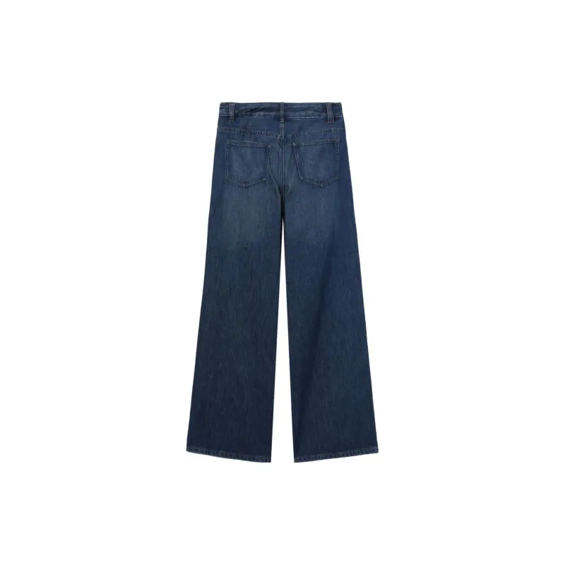 A.P.C Drawstring Wide Leg Jeans-1