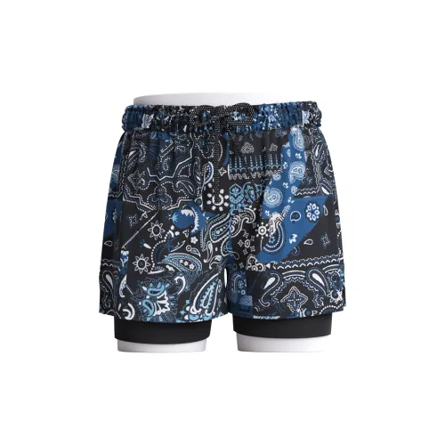 XTEP Swimming Shorts Men Print Blue