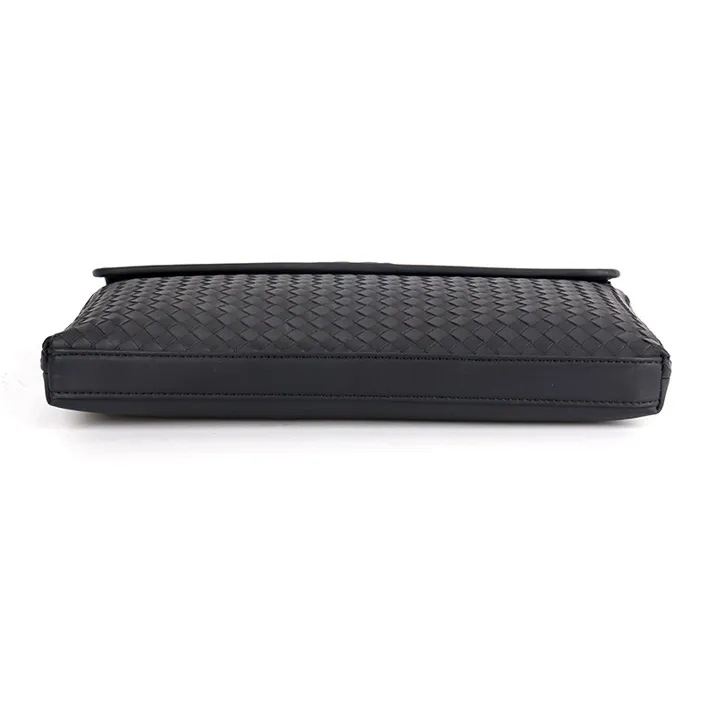 CMLZIUA Microfiber Synthetic Leather Clutch Regular Unisex Black-4