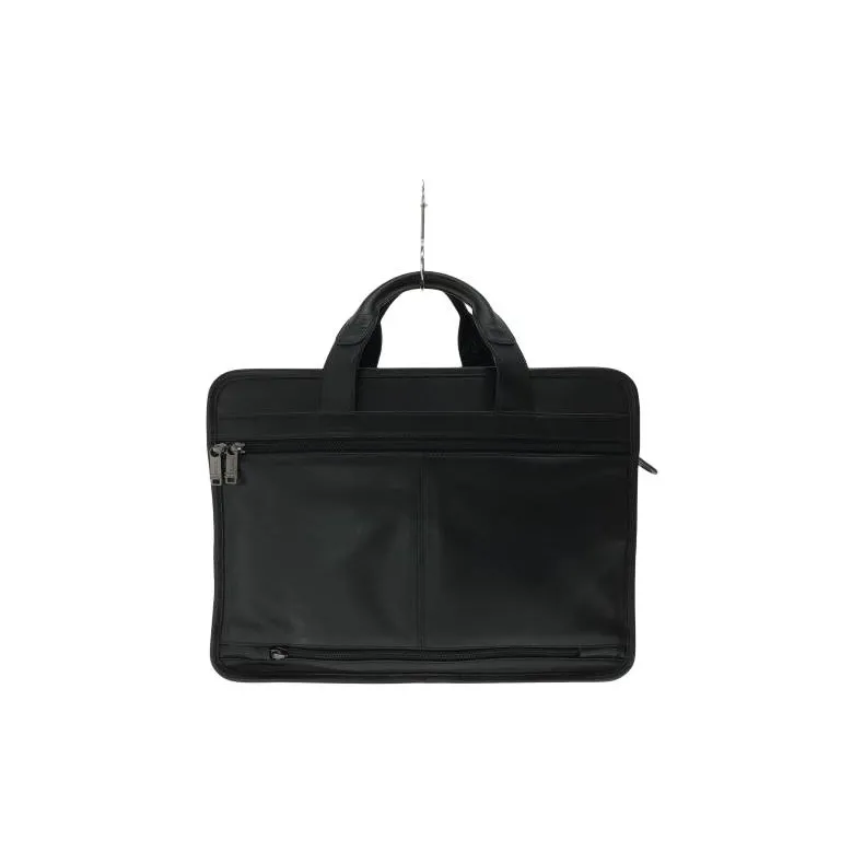 TUMI Leather Laptop Bag Boston Bag Handbag Men's Black-1