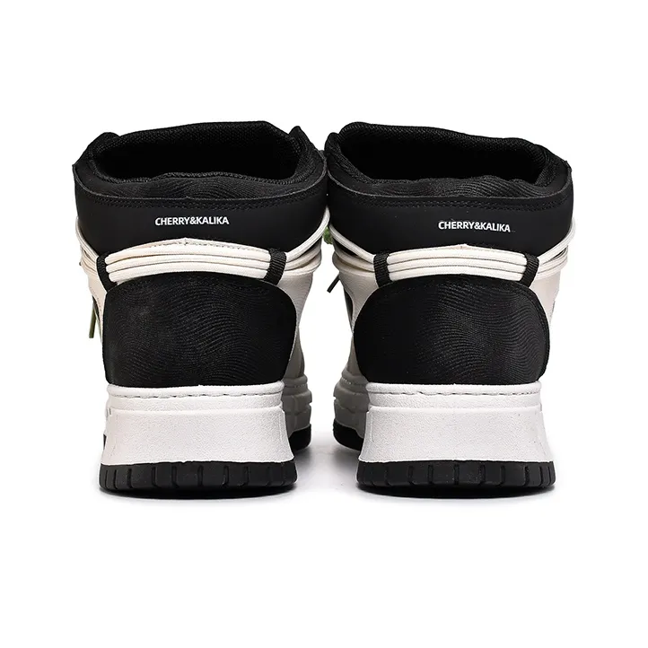 CHERRY&KALIKA Slip Resistant, Abrasion Resistant, Breathable High Top Skateboard Shoes Men's-4