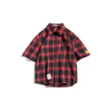 Black/Red Checked