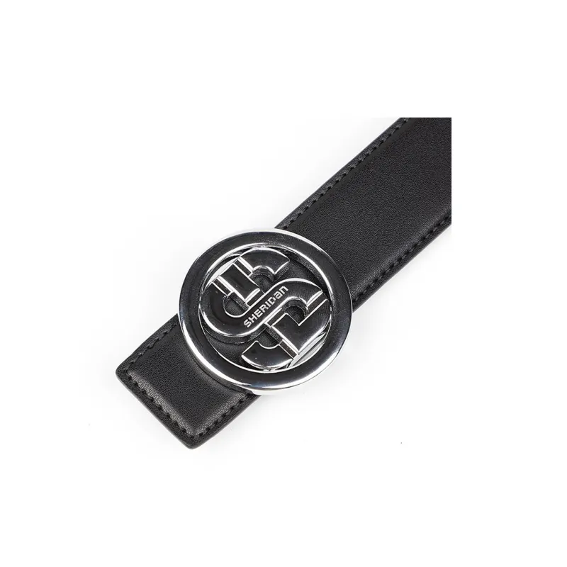 SHERIDan Business Advanced With Elegance Comfort Cow Leather Leather Belts Men's Black-2