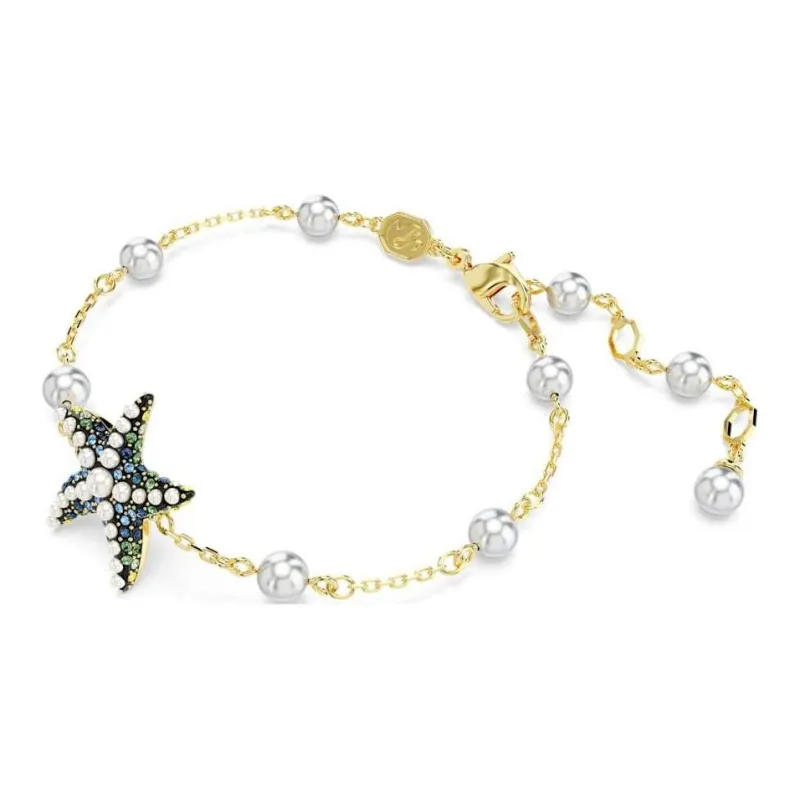 Swarovski Crystal Bracelets Women's Gold-1