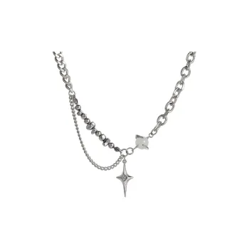 Asia Star Titanium Steel Necklaces Unisex