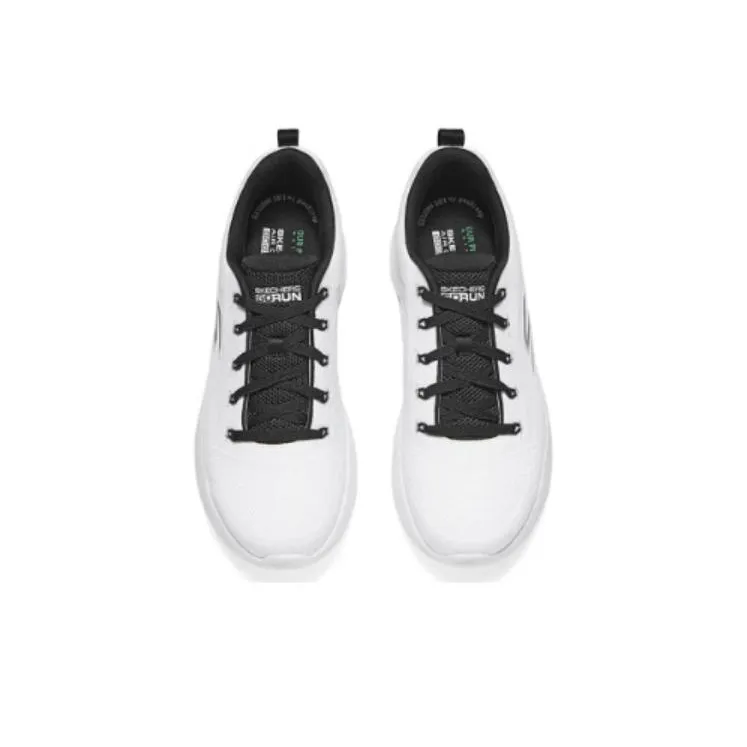 Skechers Anti Slip Wear Resistant Low Top Running Shoes Men's White Black-2