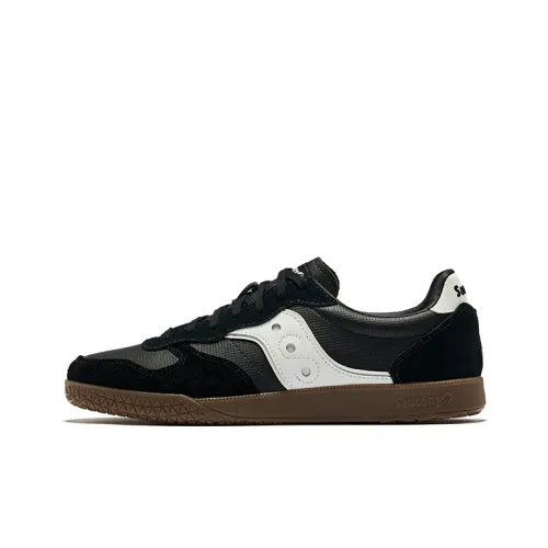 Saucony Bullet Low Top Casual Running Shoes Unisex Black White