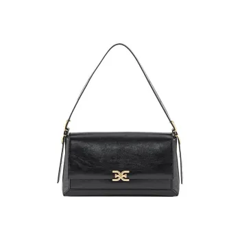 SAM EDELMAN Cow Leather Handbag Shoulder Bag Medium Size Women's Black