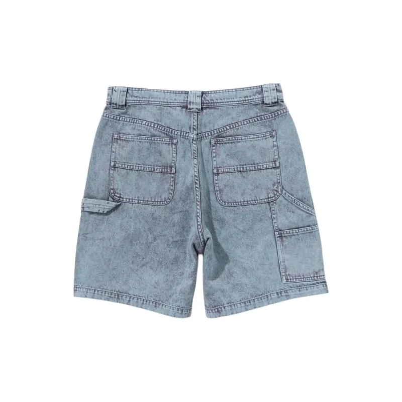 A BATHING APE Denim Shorts Unisex Blue-1