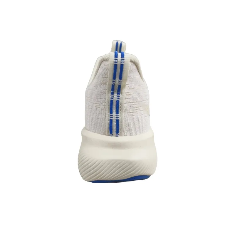 PEAK Cushioning Anti Slip Wear Resistant Breathability Low Top Running Shoes Men's White Blue-3