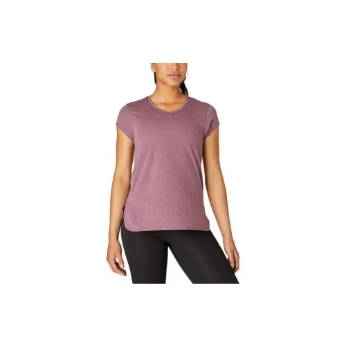 Asics HEATHER VNECK T-Shirts Women's Light Purple